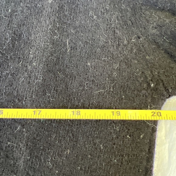 Vintage Sweater Wool Blend Back Zip Round Neck LG Soft Retro Minimalist - Picture 3 of 9